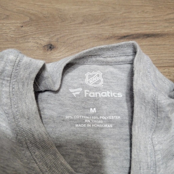 Anaheim Ducks NHL T Shirt Womens Medium Gray Short Sleeve Crew Neck - Picture 3 of 6